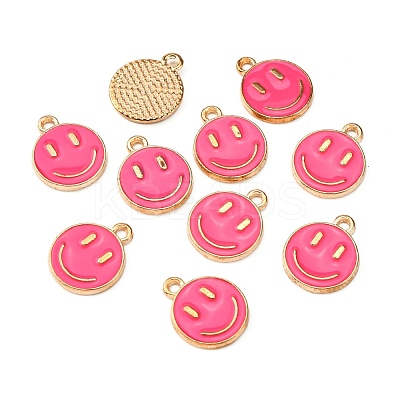 Alloy Enamel Charms ENAM-S121-165E-RS-1