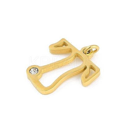 304 Stainless Steel Pendants LS-STAS-R137-01G-T-1