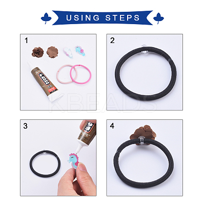 Acrylic Base for Hair Tie Making SACR-T344-13A-1