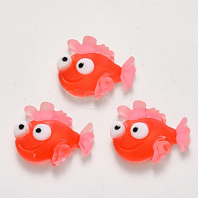 Translucent Frosted Resin Cabochons X-CRES-N022-14-1