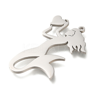Anti-Tarnish 304 Stainless Steel Pendants STAS-R131-13P-1