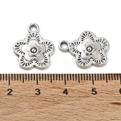 Tibetan Style Alloy Pendants FIND-G065-16AS-1