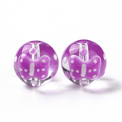 Transparent Glass Beads LAMP-B021-03A-05-1