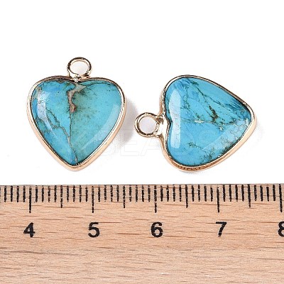 Dyed Synthetic Imperial Jasper Pendants G-P529-08G-01-1