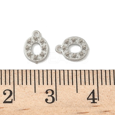 10Pcs 304 Stainless Steel Pendant Rhinestones Settings STAS-Z144-01P-1