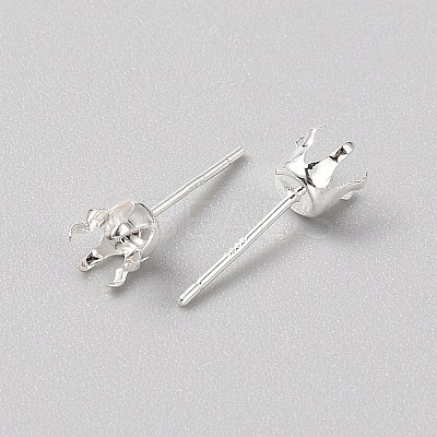 925 Sterling Silver Earrings Findings LS-FIND-WH0152-680C-1