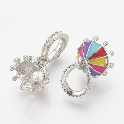 Alloy Enamel European Dangle Charms LS-MPDL-Q209-066P-1