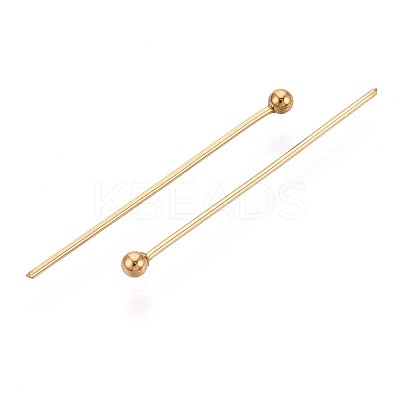 304 Stainless Steel Head Pins STAS-T065-25mm-20G-1
