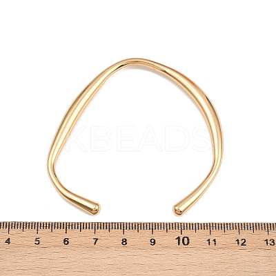 304 Stainless Steel C-Shaped Cuff Bangles for Women BJEW-G759-02G-1