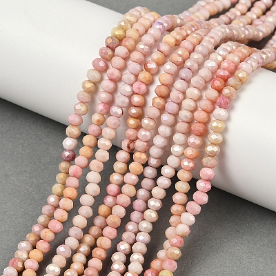 Ombre Effect Dyed Glass Beads Strands X-GLAA-C023-02-C12-1