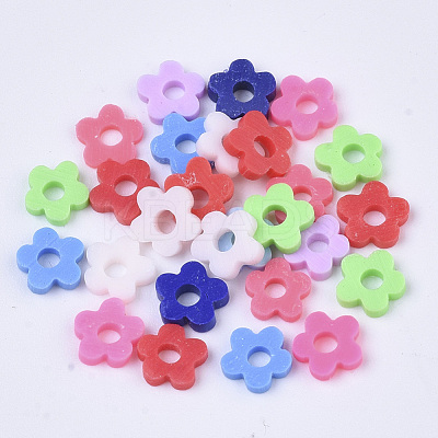 Handmade Polymer Clay Beads Strands X-CLAY-R086-01-1