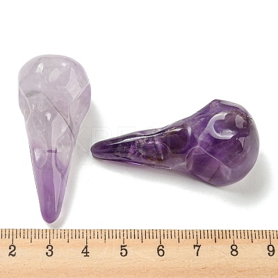 Natural Amethyst Pendants G-M417-06I-1