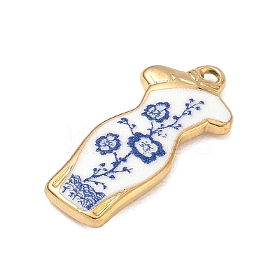 304 Stainless Steel Enamel Pendants SA-CBA800D-01D-G-1