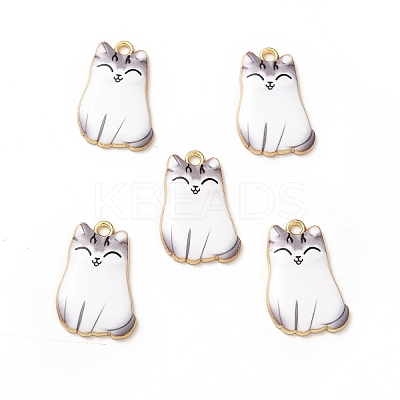 Alloy Enamel Pendants ENAM-M046-12G-D-1