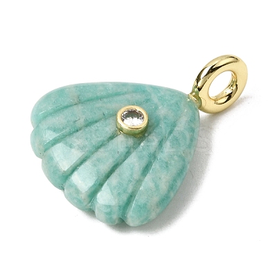 Natural Amazonite Carved Pendants G-C282-05I-1