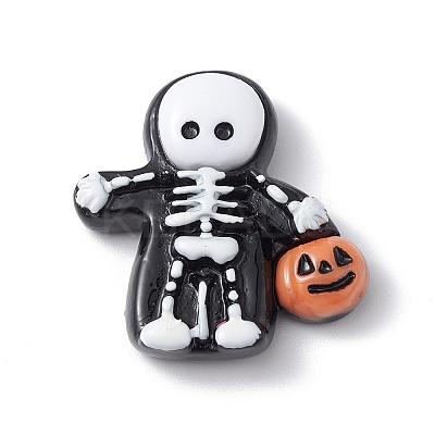 Halloween Theme Opaque Resin Cabochons LS-X-RESI-E035-01A-1