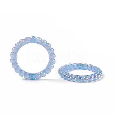 UV Plating Opaque Acrylic Beads Frames LS-PACR-M003-03C-1