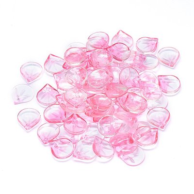 Transparent Glass Charms GLAA-H016-05E-10-1