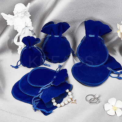 20Pcs 2 Styles Gourd Velvet Bags TP-BBC0001-02A-1