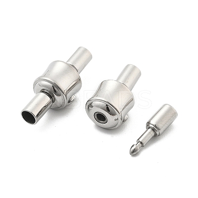 304 Stainless Steel European Clasps STAS-Z115-04P-08-1