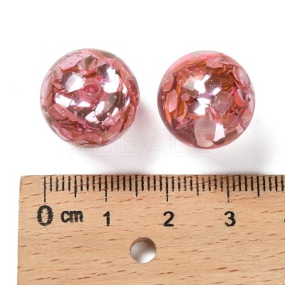 Transparent Resin with Paillette Beads RESI-G110-02D-1
