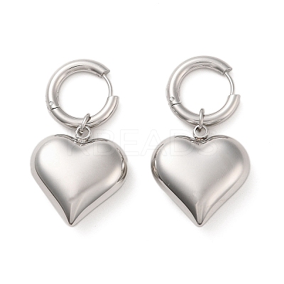 Non-Tarnish 304 Stainless Steel Pendant Earrings EJEW-R160-02P-1