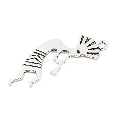 Tibetan Style Alloy Pendants X-TIBEP-R304-010AS-LF-1
