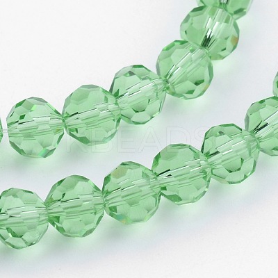 Transparent Glass Bead Strands X-GLAA-G013-4mm-55-1