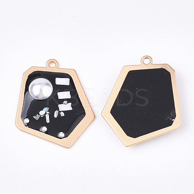 Epoxy Resin Pendants LS-RESI-S365-74A-1