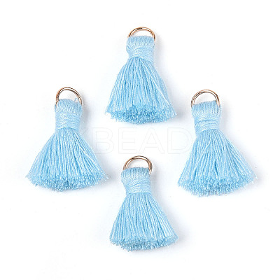 Polycotton(Polyester Cotton) Tassel Pendant Decorations X-FIND-S280-11-1