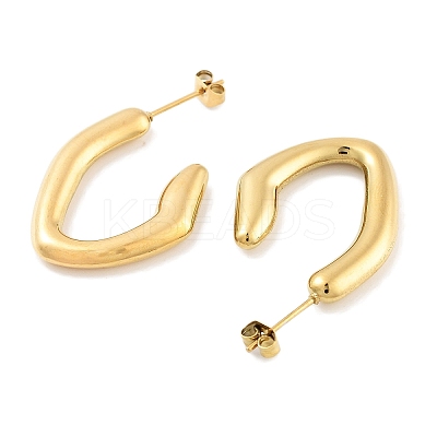 304 Stainless Steel Stud Earrings for Women EJEW-K283-10G-1