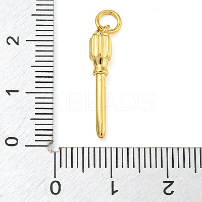 Rack Plating Brass Pendants KK-Z063-30H-G-1