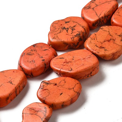 Synthetic Turquoise Dyed Beads Strands G-E594-25D-1