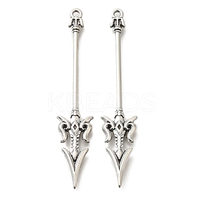 Tibetan Style Alloy Big Pendants FIND-G078-33B-AS-1
