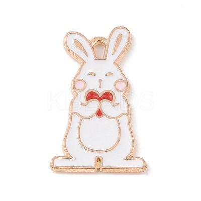 Alloy Enamel Pendants ENAM-Z010-09KCG-1