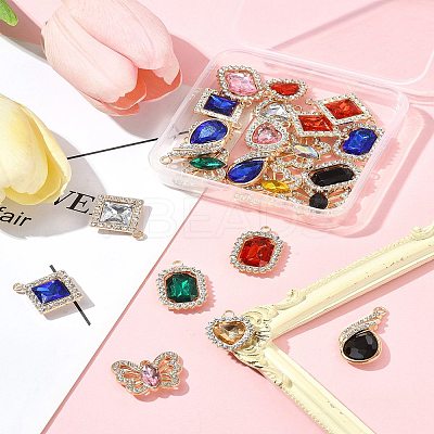 25Pcs 5 Styles Alloy Pendants FIND-FS0003-52-1