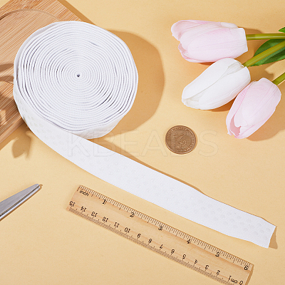 5 Yards Polyester Non-Slip Silicone Elastic Gripper Band for Garment Sewing Project FIND-WH0152-138A-01-1