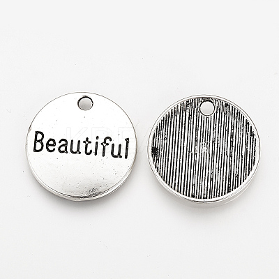 Tibetan Style Alloy Pendants TIBEP-Q078-16AS-RS-1