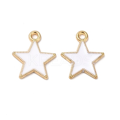 Alloy Enamel Pendants ENAM-C005-01G-1