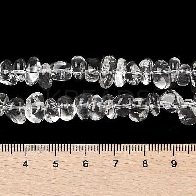 Natural Quartz Crystal Beads Strands G-H085-A01-01-1