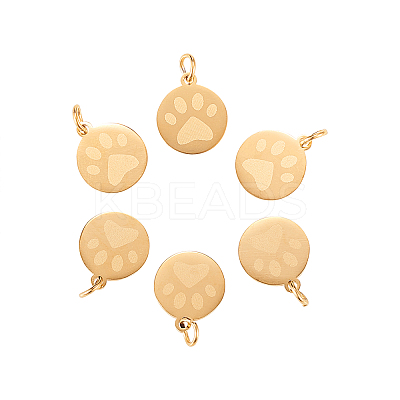 201 Stainless Steel Pet Charms STAS-CJ0001-97G-1