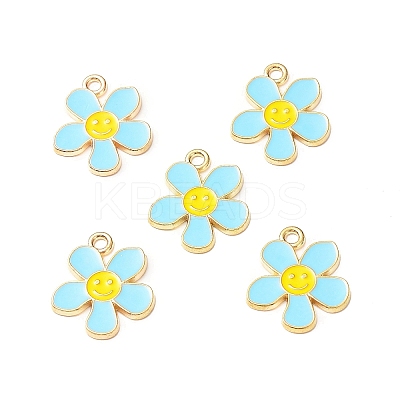 Alloy Enamel Pendants ENAM-C009-01G-1