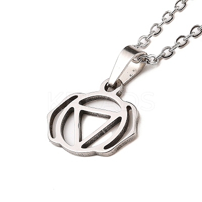Non-Tarnish Stainless Steel Pendants Necklaces LS-NJEW-K267-01H-P-1