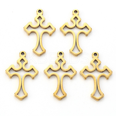 PVD Vacuum Plating 304 Stainless Steel Pendants LS-STAS-N092-39G-1