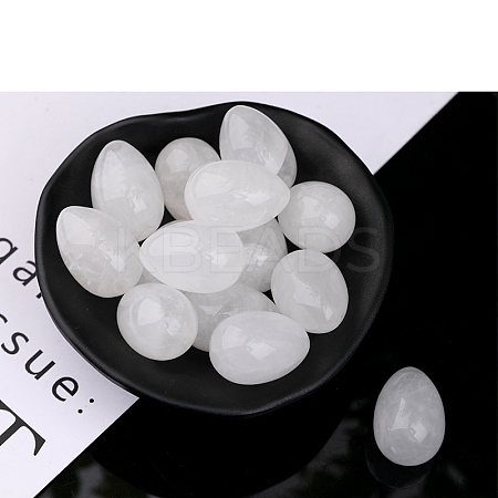 Natural Quartz Crystal Egg Figurines Statues for Home Office Desktop Decoration PW-WG1DC51-23-1