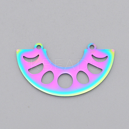 Ion Plating(IP) 201 Stainless Steel Pendant Links STAS-S105-LA526-1