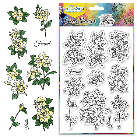 PVC Plastic Clear Stamps DIY-WH0618-0250-1