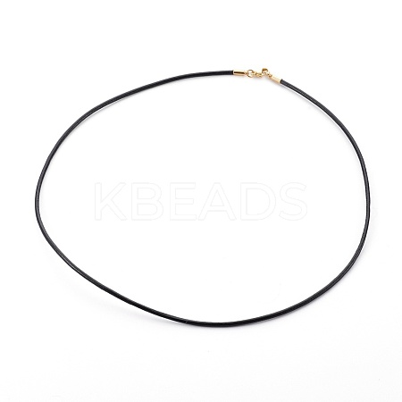 Leather Cord Necklace Making MAK-L018-06A-01-1