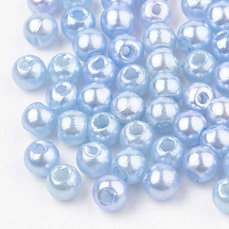 ABS Plastic Beads OACR-Q004-4mm-06-1