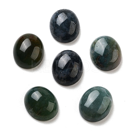 Natural Indian Agate Cabochons G-G145-01A-34-1